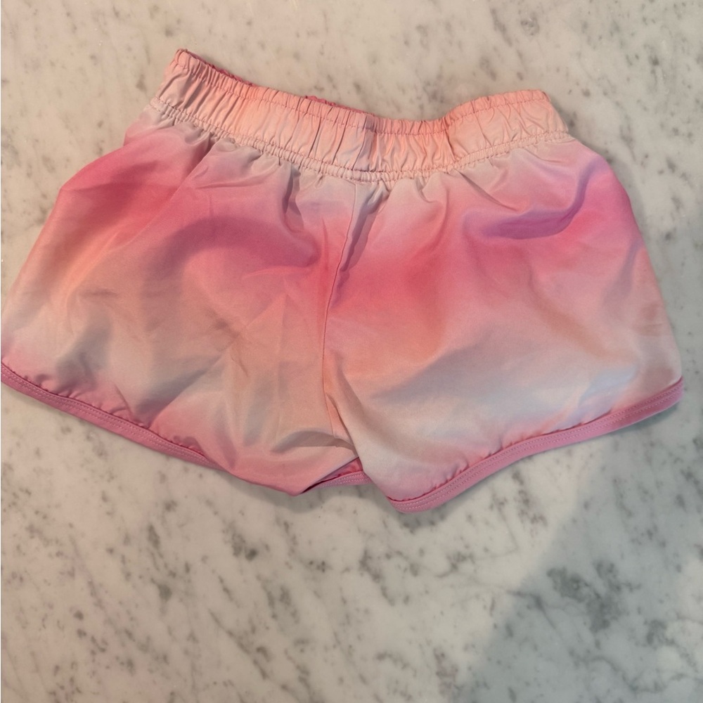 Body Glove girls pink ombré athletic shorts size 7